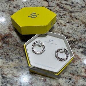 Stylish Silver Hoop Earrings